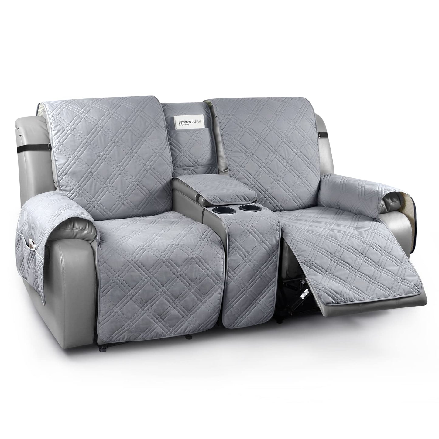 Loveseat Recliner Cover with Center Console (2 Seater) - TAOCOCO