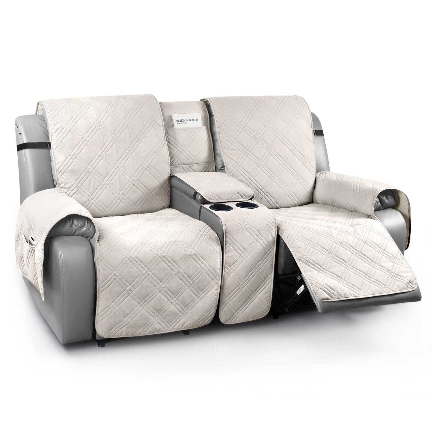 Loveseat Recliner Cover with Center Console (2 Seater) - TAOCOCO