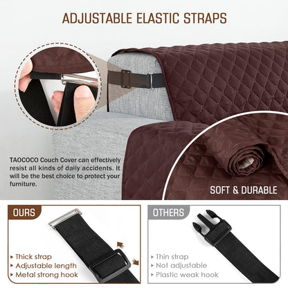 Couch Cover for Leather Sofa (47'' Medium) - TAOCOCO