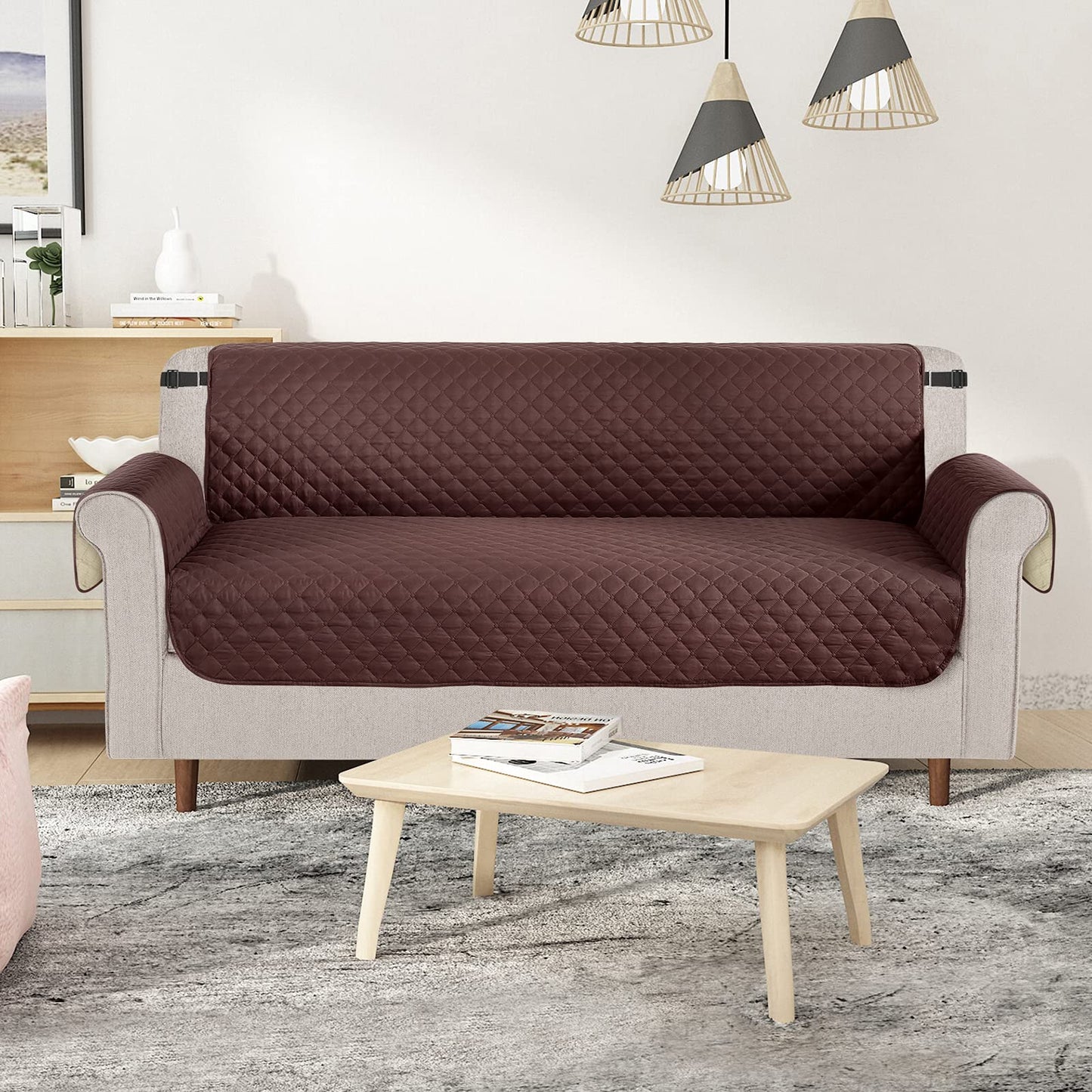 Couch Cover for Leather Sofa (67'' Large) - TAOCOCO