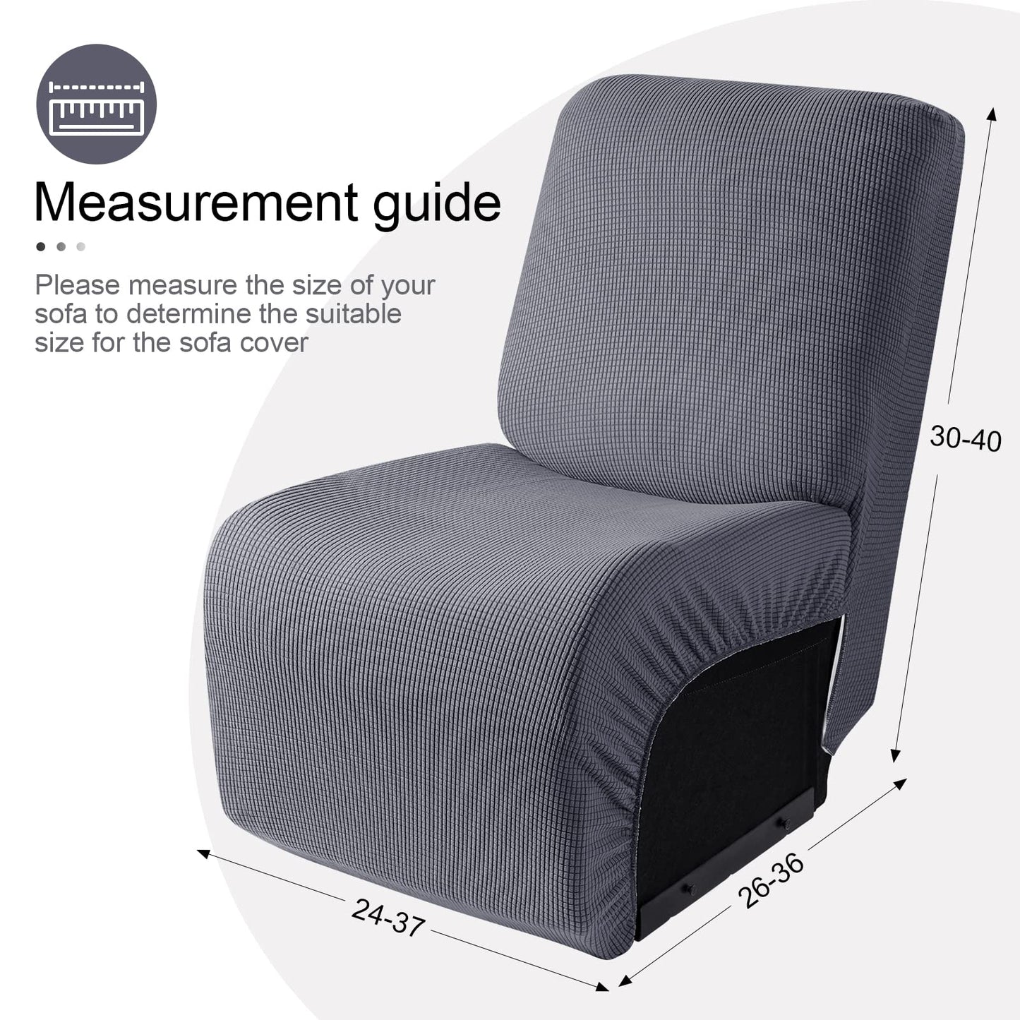 Additional Seat Cover for Reclining Couch Covers