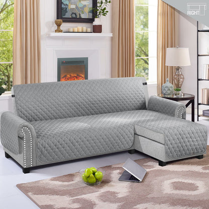 Couch Slipcover L Shape Sofa Cover Sectional - TAOCOCO